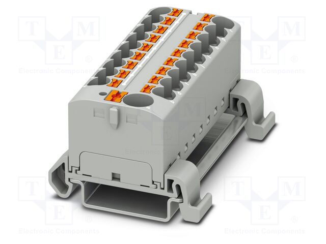 Splice terminal: rail; 32A; 800V; push-in; PA; 0.2÷6mm2; W: 64.8mm