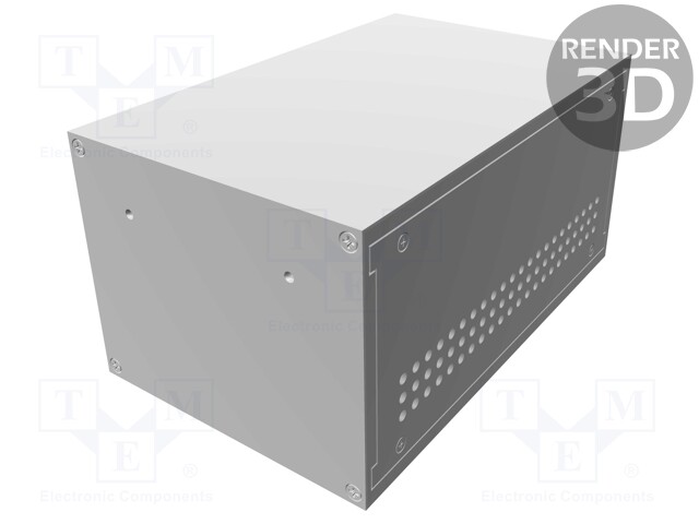 Enclosure: 19" standard; 3U; Enclos.mat: aluminium; Y: 108mm