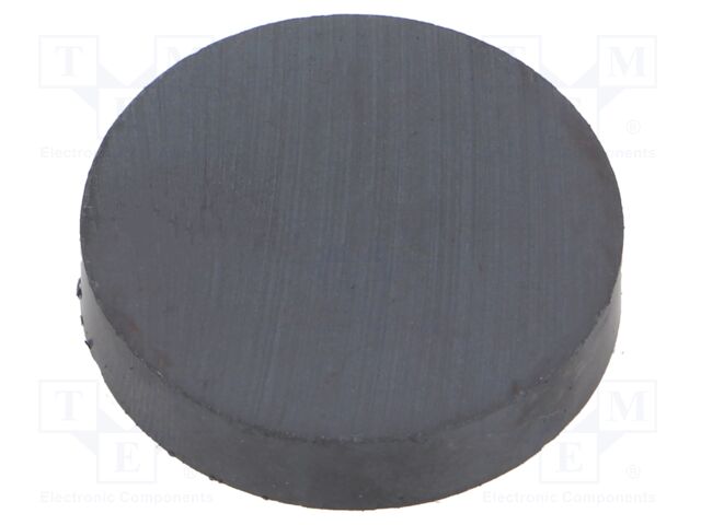 Magnet: permanent; hard ferrite; 10N; Ø: 28mm; H: 6mm
