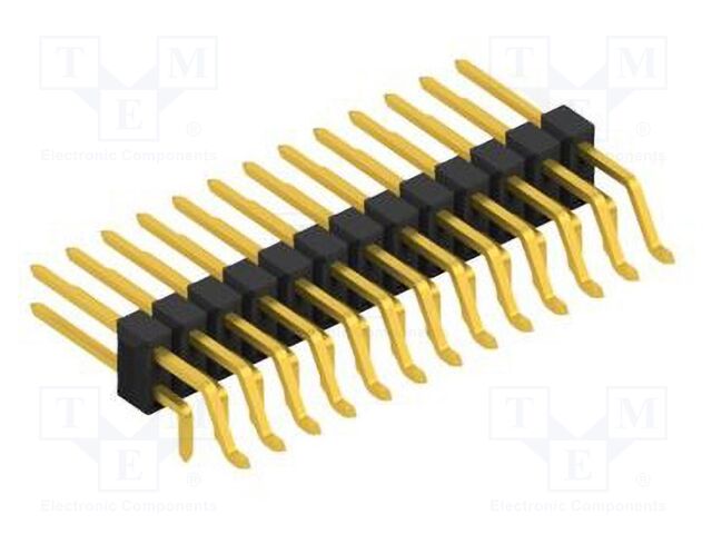 Connector: pin strips; pin header; male; PIN: 26; 2.54mm; SMT,THT