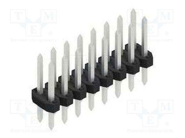 Connector: pin strips; pin header; male; PIN: 16; 2mm; THT; 2x8; 100V