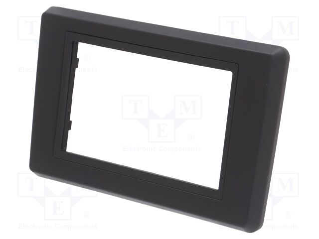 Radio mounting frame; Nissan,Opel,Renault; 2 DIN; black