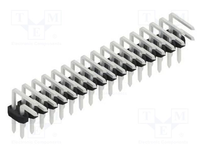 Connector: pin strips; pin header; male; PIN: 34; 2mm; THT; 2x17