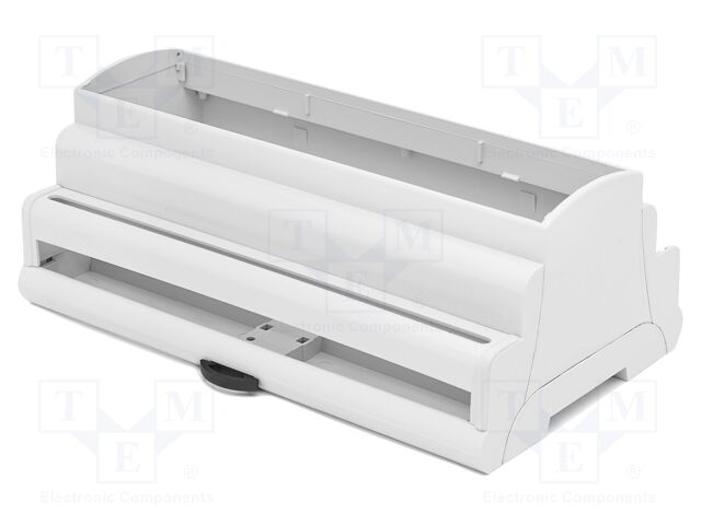 Enclosure: for DIN rail mounting; No.of mod: 9