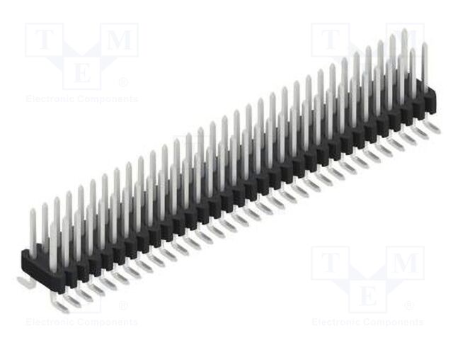 Connector: pin strips; pin header; male; PIN: 64; 1.27mm; SMT; 2x32