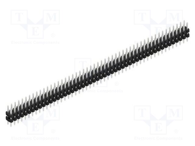Connector: pin strips; pin header; male; PIN: 100; 2mm; THT; 2x50