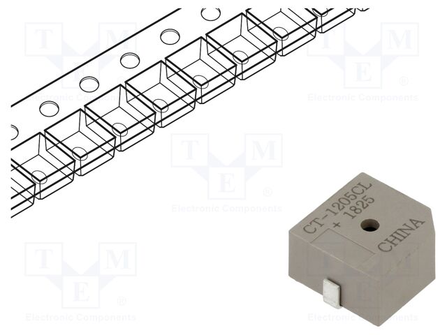 Sound transducer: electromagnetic signaller; SMD; 2.55kHz; 30mA