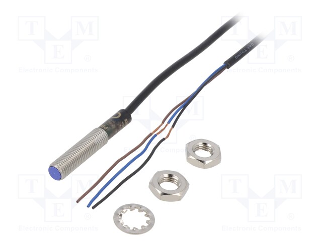 Sensor: inductive; Output conf: PNP / NO; 0÷2mm; 10÷30VDC; M8; IP67