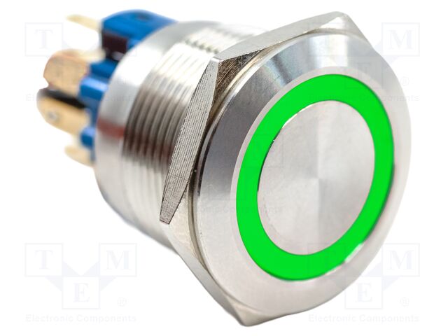 Switch: vandal resistant; SPST-NO + SPST-NC; 2A/48VDC; IP65; 6V