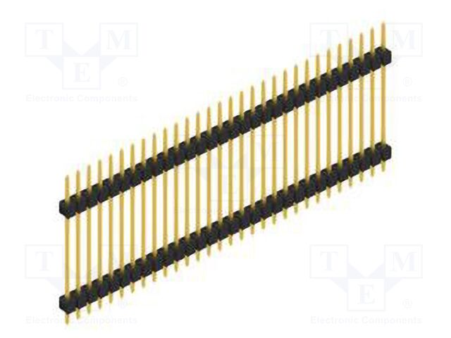 Connector: pin strips; pin header; male; PIN: 30; 2.54mm; THT; 1x30