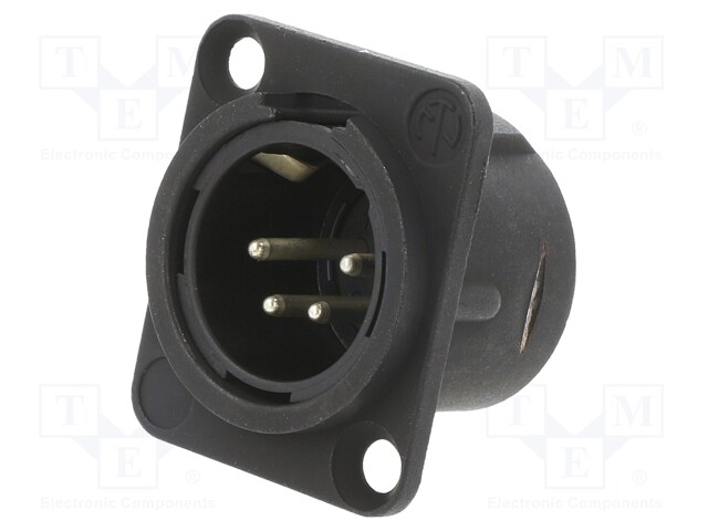 CHASS. CON. MALE 4POLE BAG