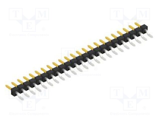 Connector: pin strips; pin header; male; PIN: 23; 2.54mm; SMT; 1x23