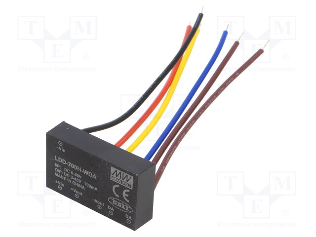 Converter: DC/DC; 31W; Uin: 6÷50V; Uout: 3÷45VDC; Iin: 550mA; 23g