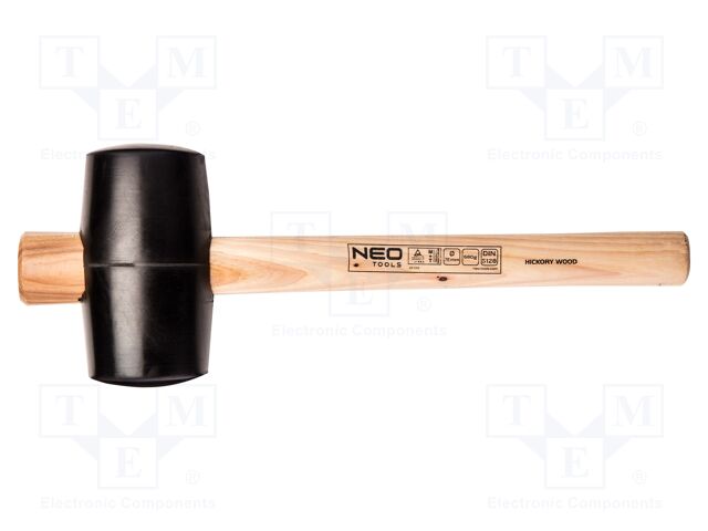 Hammer; 680g; rubber; 75mm