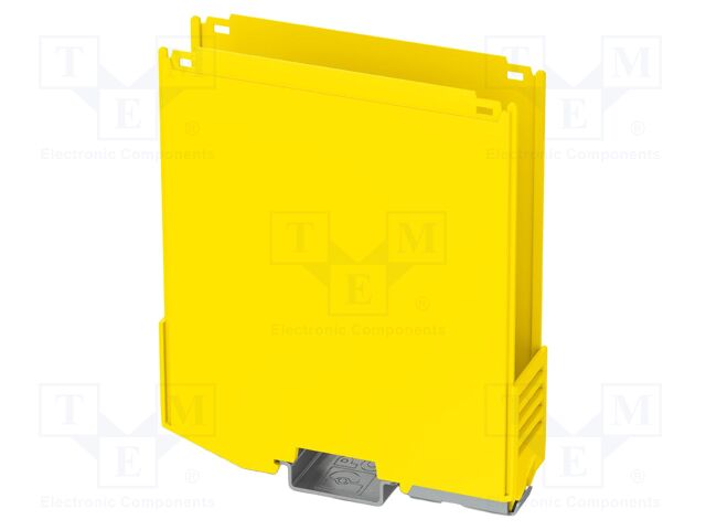 Enclosure base; with terminals; yellow; UL94V-0; ICS25; Y: 100mm