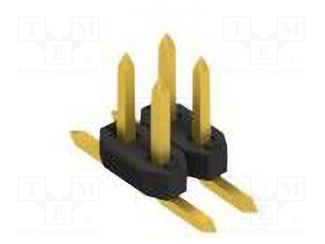 Connector: pin strips; pin header; male; PIN: 4; 2mm; SMT; 2x2; 100V