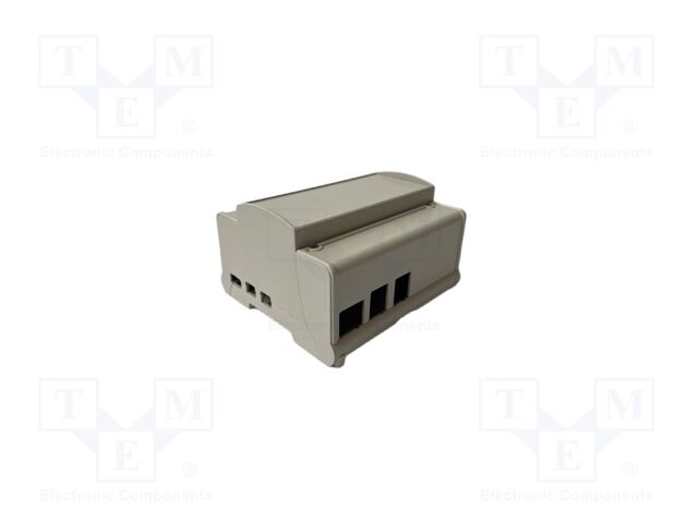 Enclosure: for computer; grey; 101mm; for DIN rail mounting