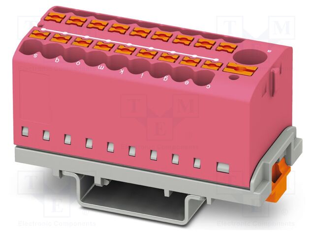 Splice terminal: rail; 24A; 690V; push-in; PA; 0.14÷4mm2; W: 28.6mm