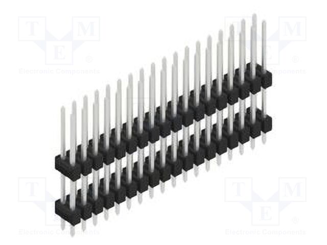 Connector: pin strips; pin header; male; PIN: 36; 2.54mm; THT; 2x18