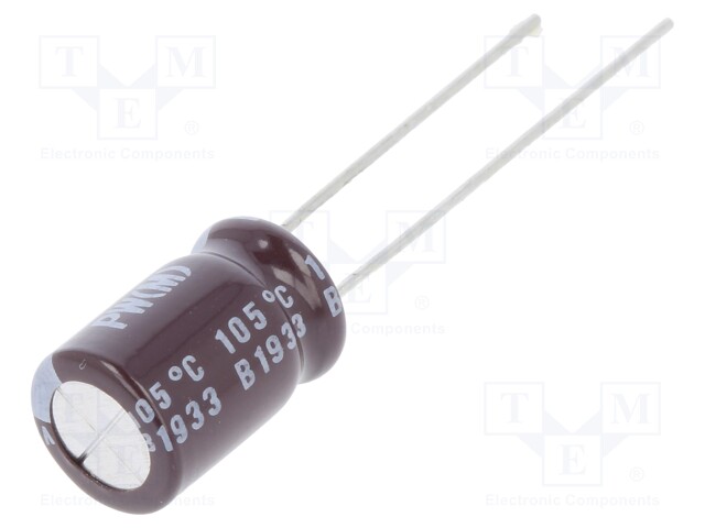 Capacitor: electrolytic; low impedance; THT; 330uF; 16VDC; Ø8x13mm
