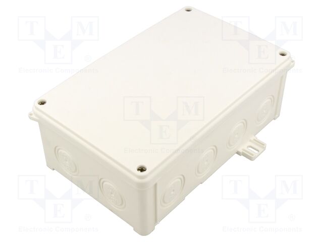Enclosure: junction box; X: 118mm; Y: 68mm; Z: 188mm; wall mount