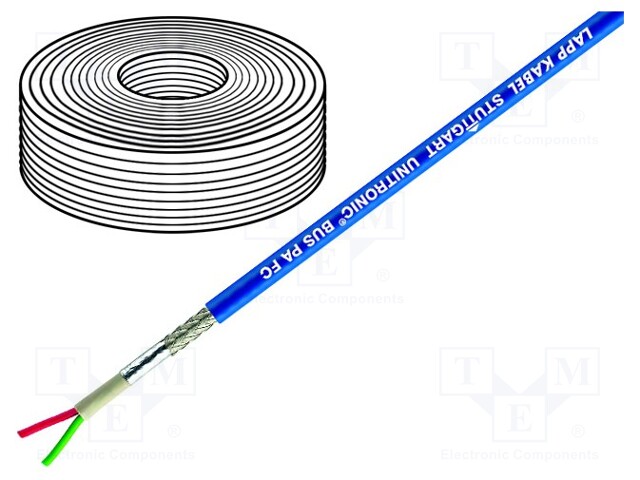 Wire; automatics,potentially explosive areas; 1x2x1mm2; Cu; PVC