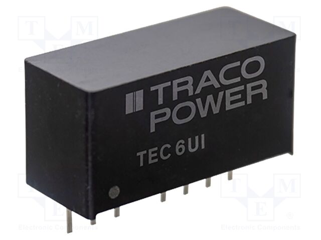 Converter: DC/DC; 6W; Uin: 9÷75VDC; Uout: 3.3VDC; Iout: 1.8A; SIP8