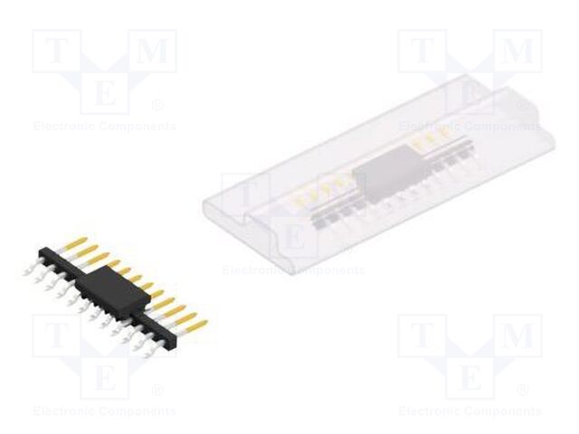 Connector: pin strips; pin header; male; PIN: 12; 2mm; SMT; 1x12