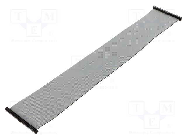 Ribbon cable with IDC connectors; IDC,both sides; Tape ph: 1mm