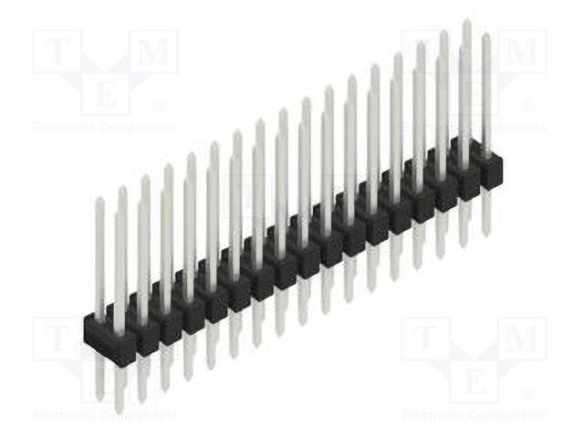 Connector: pin strips; pin header; male; PIN: 34; 2.54mm; THT; 2x17