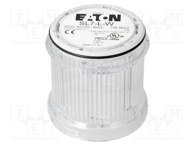 Signaller: lighting; continuous light; Colour: white; bulb BA15D