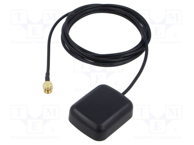 Antenna; GPS; SMA-A; SMA male; 2m; magnet