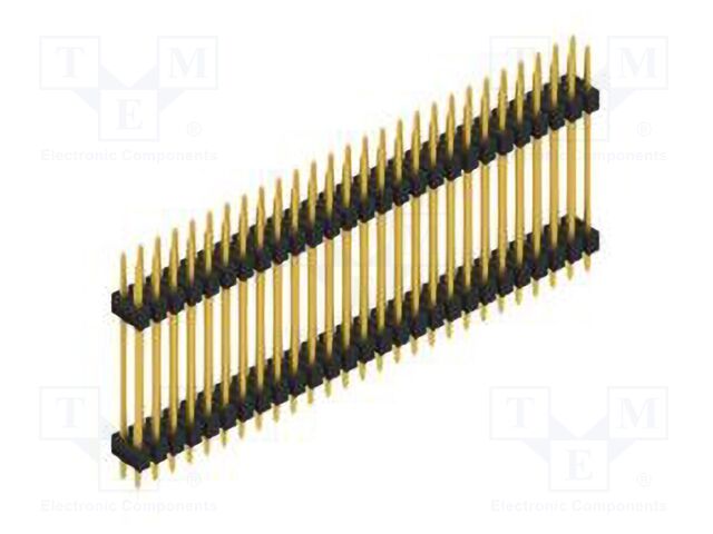 Connector: pin strips; pin header; male; PIN: 54; 2.54mm; THT; 2x27