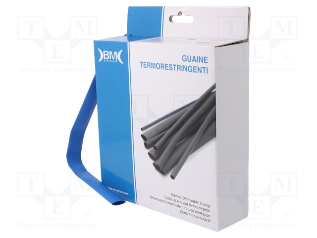 Heat shrink sleeve; glueless; 2: 1; 12.7mm; L: 6m; polyolefine