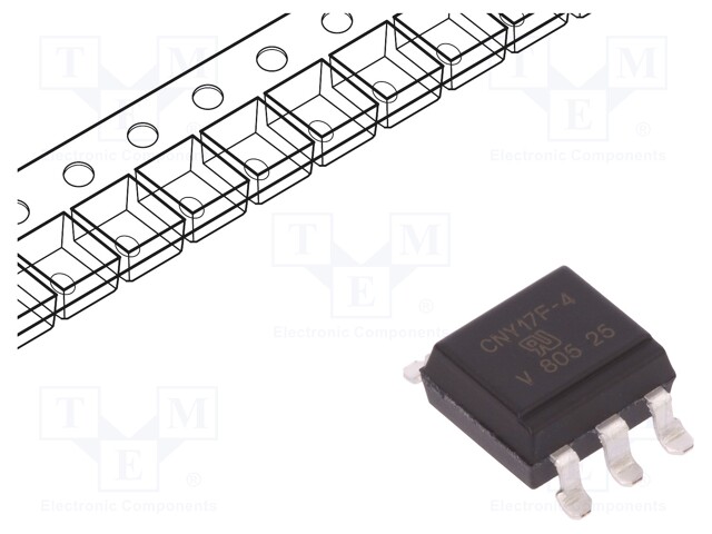 Optocoupler; SMD; Channels: 1; Out: transistor; Uinsul: 5.3kV