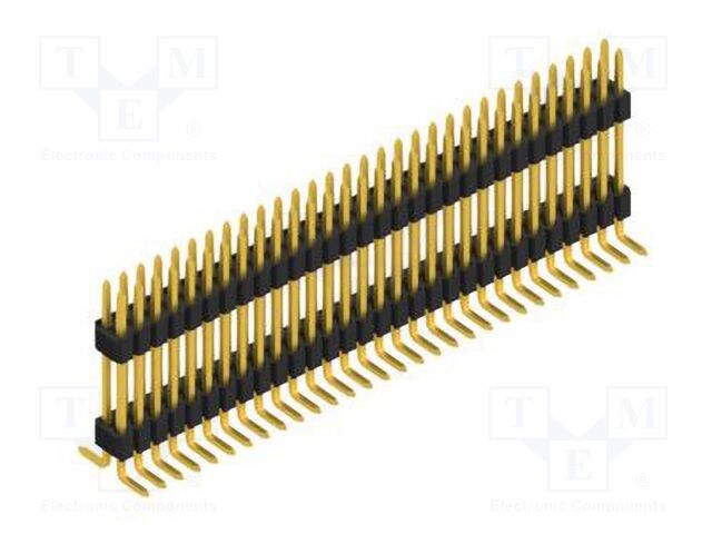 Connector: pin strips; pin header; male; PIN: 60; 1.27mm; SMT; 2x30