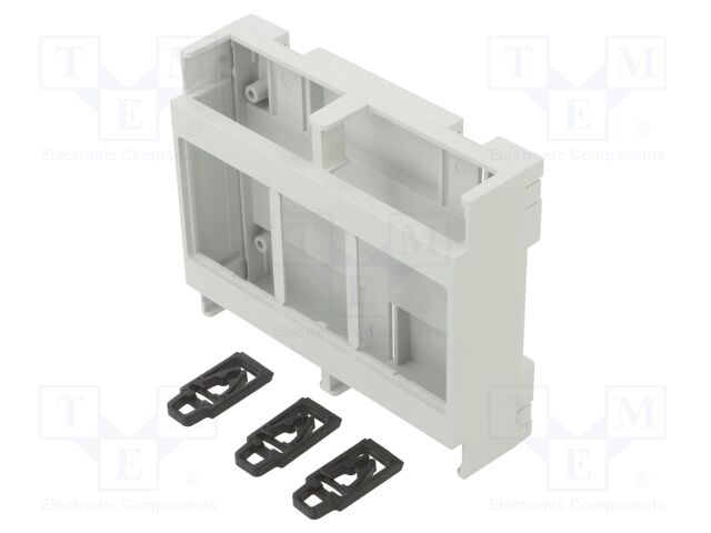 Enclosure: for DIN rail mounting; Y: 90mm; X: 107mm; Z: 33mm; ABS