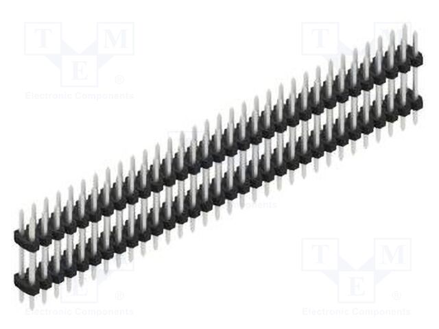 Connector: pin strips; pin header; male; PIN: 64; 2mm; THT; 2x32