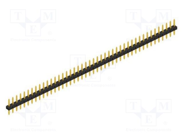Connector: pin strips; pin header; male; PIN: 44; 2mm; THT; 1x44