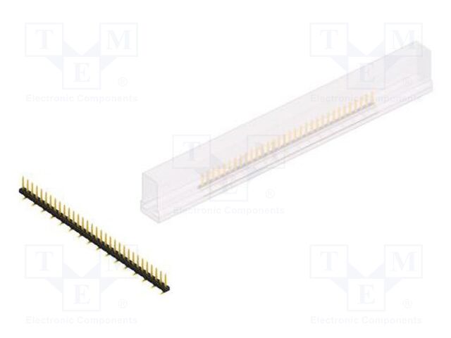 Connector: pin strips; pin header; male; PIN: 32; 2mm; SMT; 1x32