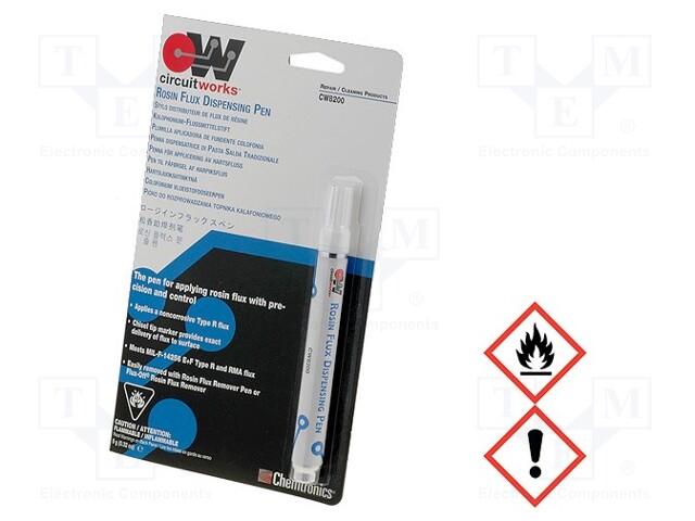 Flux: rosin based; non-corrosive,ROL0; pen; 9ml