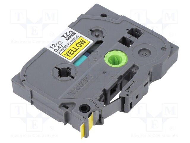 Tape; Width: 12mm; Colour: yellow; Character colour: black; L: 8m