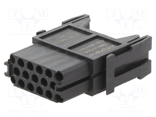 Connector: HDC; module; female; C146,heavy|mate F; PIN: 17; 160V