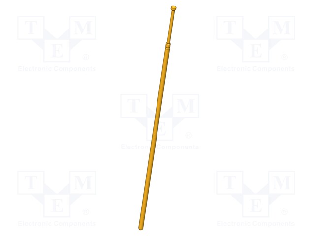 Needle-like test probe; Operational spring compression: 4.3mm