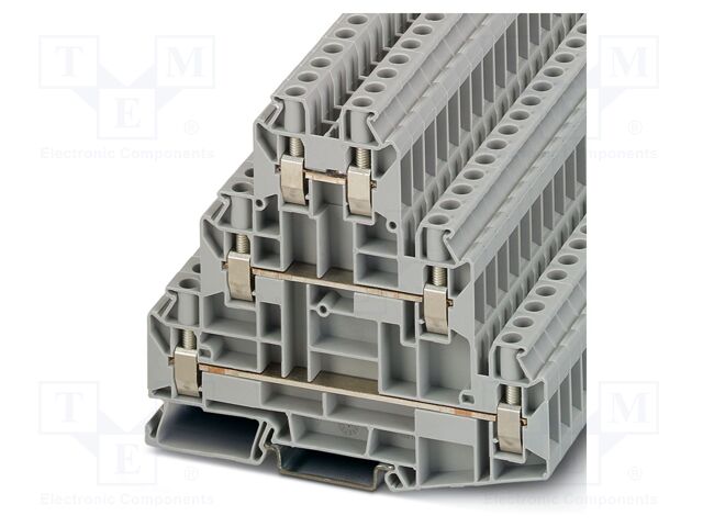 Splice terminal: rail; UT; PA; ways: 1; terminals: 6; W: 8.2mm