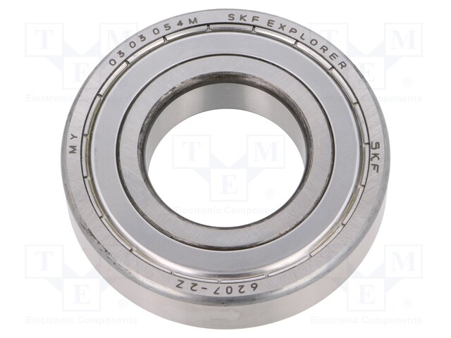 Bearing: single row deep groove ball; Øint: 35mm; Øout: 72mm