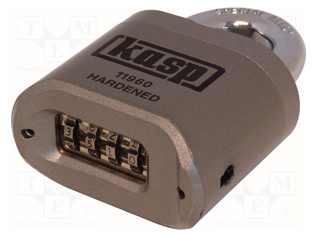 Padlock; 4 digit code; shackle; A: 62mm; C: 11mm; B: 28mm