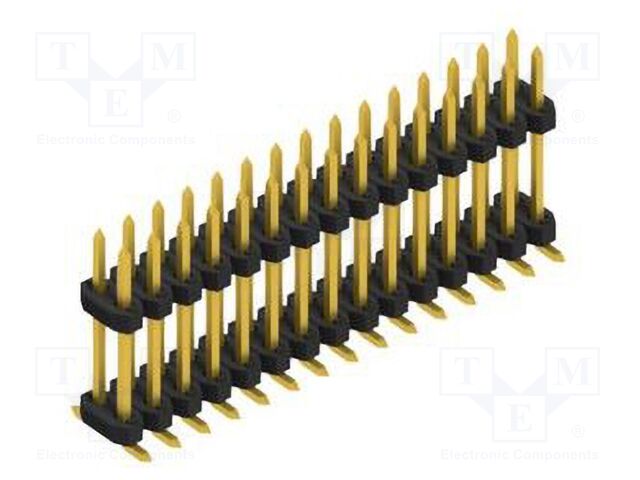 Connector: pin strips; pin header; male; PIN: 30; 2mm; SMT; 2x15