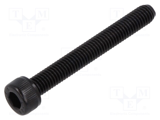 Screw; M5x40; 0.8; Head: cheese head; hex key; HEX 4mm; steel