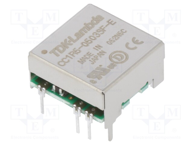 Converter: DC/DC; 1.5W; Uin: 5V; 3.3VDC; Iout: 400mA; DIP7; 3.2g